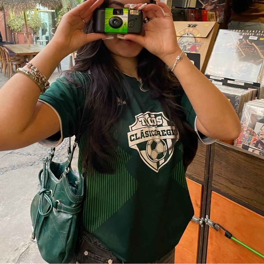 Dark Green Soccer Graphic Tee